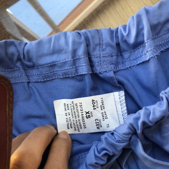 CHEROKEE CIEL BLUE SCRUB PANTS - Picture 4 of 5